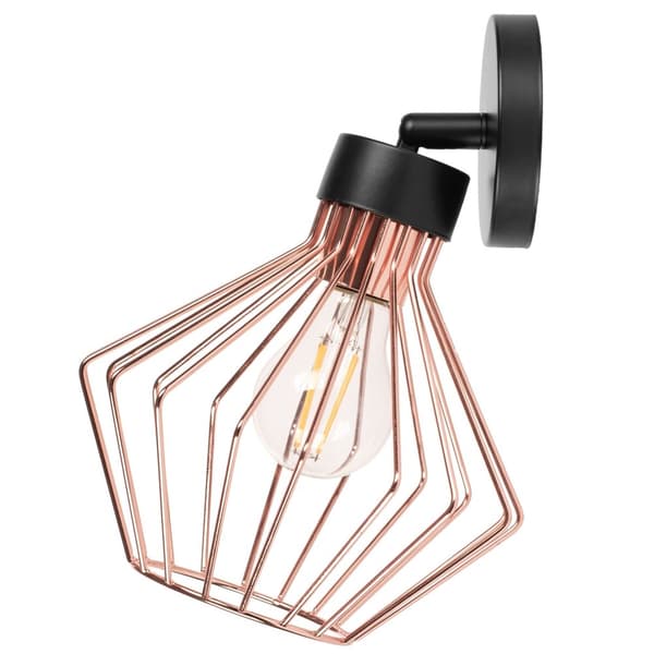 LOFT METALL VÄGGLAMPA APP534-1W ROSÉGULD