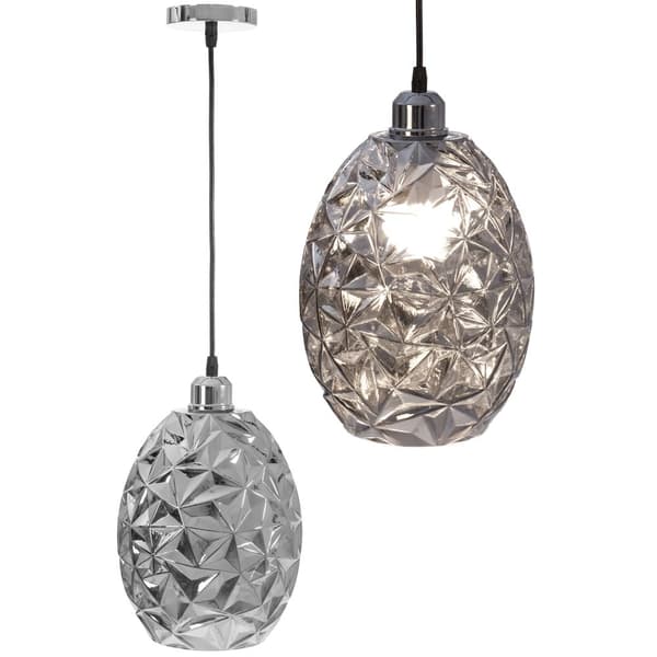 GLAS VEDHÆNG LAMPE APP564-1CP KROM