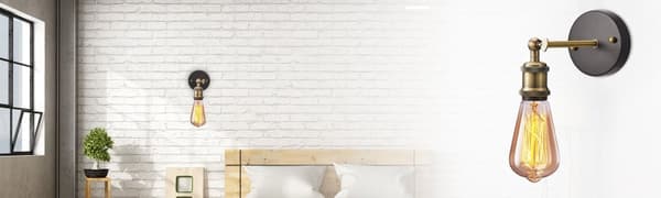 VÆGLAMPE LOFT VÆGLAMPE APP618-1W