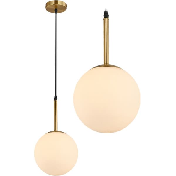 LOFTSLAMPE I GLAS APP431-1CP HVID