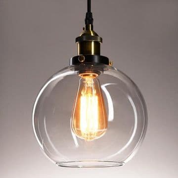 GLAS HÄNGANDE TAKLAMPA VERTO B