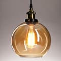 Miniatyrbild 4 av 8: GLAS HÄNGANDE TAKLAMPA VERTO B