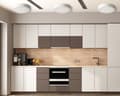Pikkukuva 3 / 6: PLAFOND LAMPPU 50CM PYÖREÄ KATTO APP644-4C MUSTA