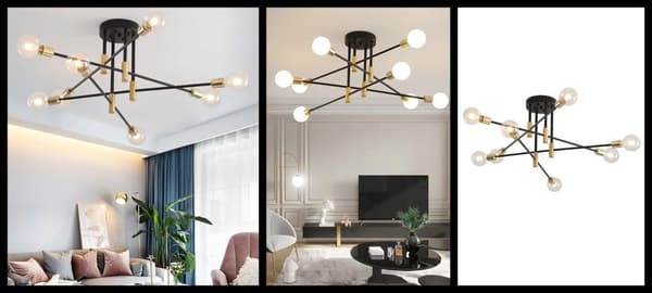 LOFT VEDHÆNG LAMPE APP733-8C GULD