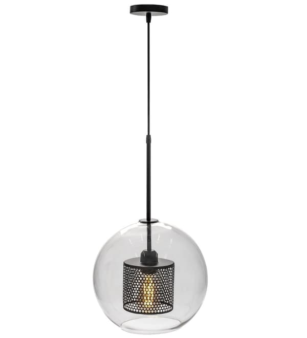 GLAS PENDEL LAMPE LOFT APP558-1CP 25CM SORT