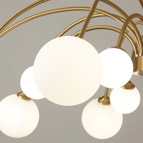 TAKLAMPA GLAMOUR APP962-12CP GULD