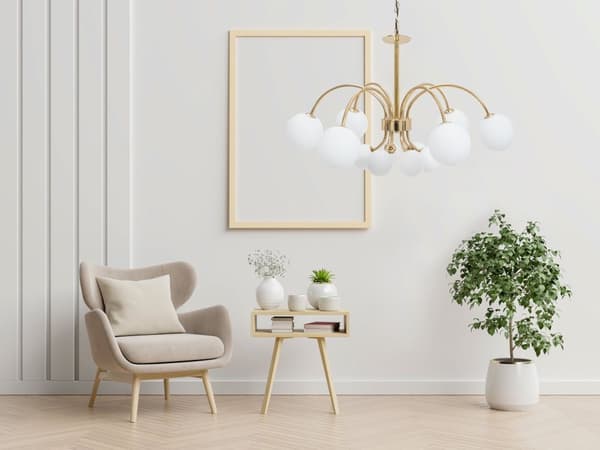 TAKLAMPA GLAMOUR APP962-12CP GULD