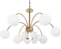 Miniatyrbild 2 av 7: TAKLAMPA GLAMOUR APP962-12CP GULD