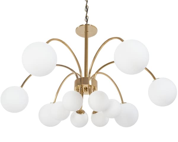 TAKLAMPA GLAMOUR APP962-12CP GULD
