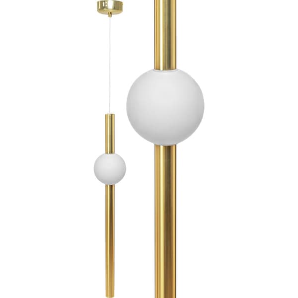 LED LANG VEDHÆNG LOFTSLAMPE APP475-CP GULD