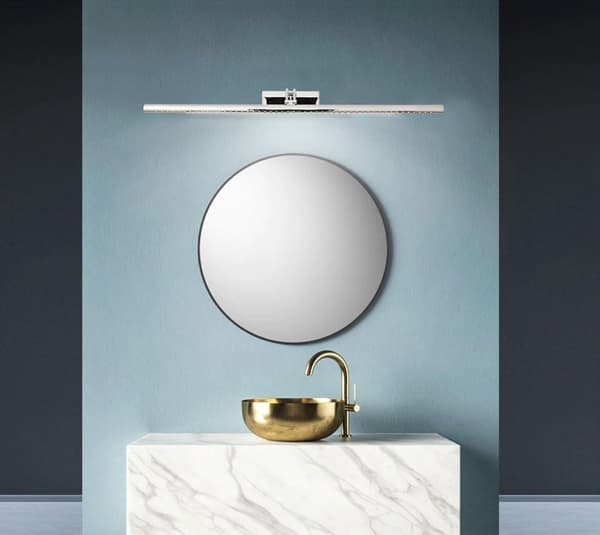 LED BADRUMSVÄGGLAMPA ÖVER SPEGEL 15W 106CM APP367-1W KROM