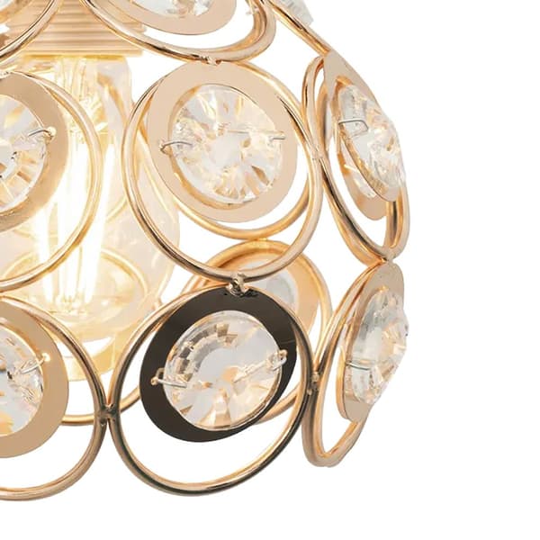 ELEGANT LOFTSLAMPE APP205-1C KRYSTALGULD