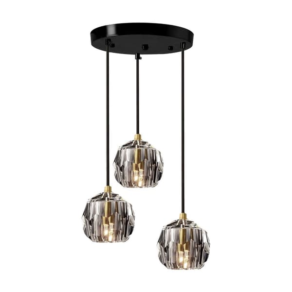 LOFTSLAMPE KRYSTAL APP588-3CPR SORT