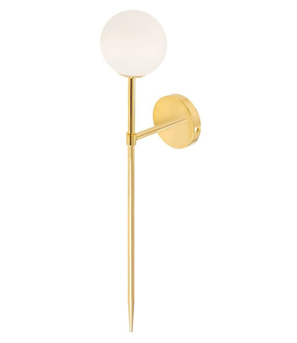 MODERNE VÆGLAMPE 90CM APP582-1W GULD