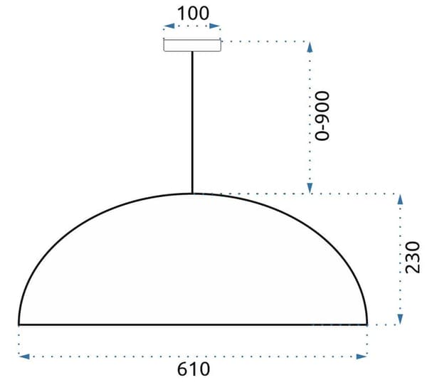 VEDHÆNG LAMPE BOHO APP988-1CP