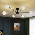 Miniatyrbild 5 av 9: SPINDEL LAMPA 6 APP501-6C SVART