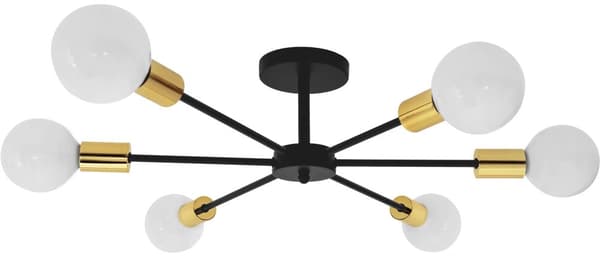 SPINDELLAMPE 6 APP501-6C SORT