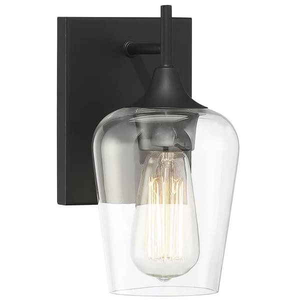 VÄGGLAMPA VÄGGLAMPA APP1233-1W SVART