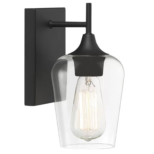 VÄGGLAMPA VÄGGLAMPA APP1233-1W SVART