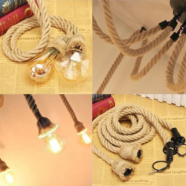 LAMPA MED SPINDELTRÅD 8