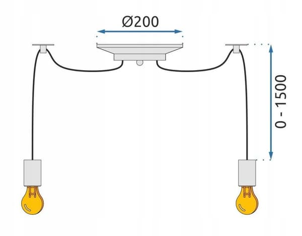LAMPA MED SPINDELTRÅD 8