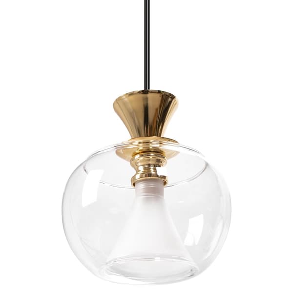 GLAS KUGLE VEDHÆNG LOFTSLAMPE APP902-1CP GULD