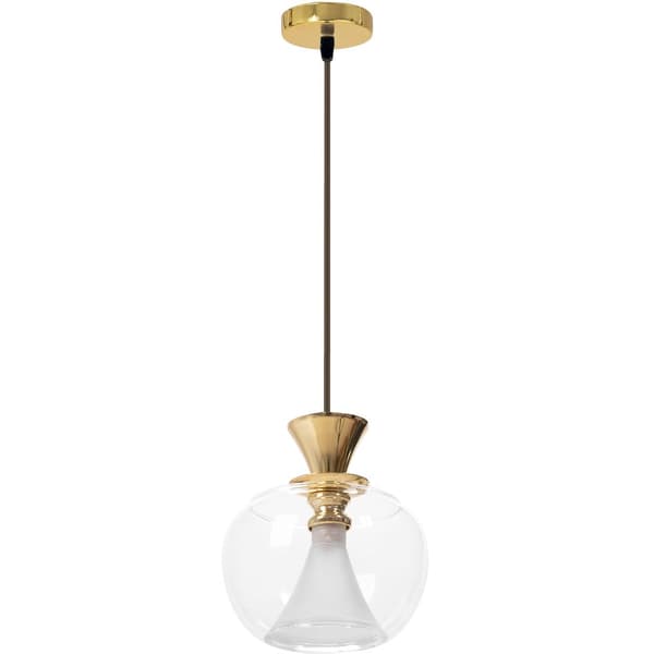 GLAS KUGLE VEDHÆNG LOFTSLAMPE APP902-1CP GULD