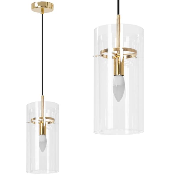 LAMPA WISZĄCA APP1212-1CP ZŁOTA