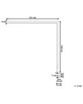 Miniatyrbillede 3 af 11: Skrivebord LED Lampe Sort Metal 120 cm Aluminium med Klemmedæmper Motion Dagslyssensor Kontorstudie Moderne Stil