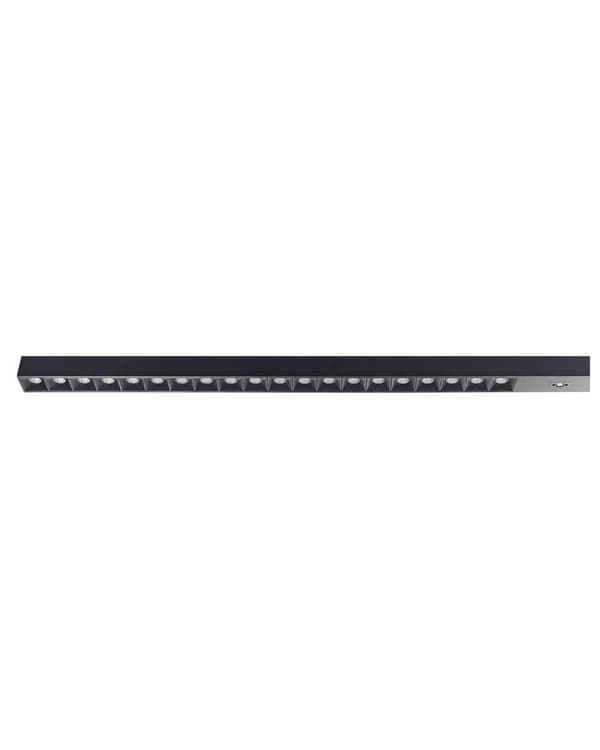 Skrivebord LED Lampe Sort Metal 120 cm Aluminium med Klemmedæmper Motion Dagslyssensor Kontorstudie Moderne Stil