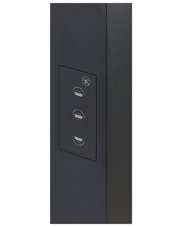 Skrivebord LED Lampe Sort Metal 120 cm Aluminium med Klemmedæmper Motion Dagslyssensor Kontorstudie Moderne Stil
