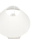 Miniatyrbillede 6 af 9: Bordlampe Beige Keramisk Base Stof Skærm Ambient Belysning Sengebordslampe