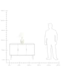 Miniatyrbillede 9 af 9: Bordlampe Beige Keramisk Base Stof Skærm Ambient Belysning Sengebordslampe