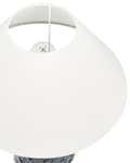 Miniatyrbilde 6 av 9: Bordlampe Mørkeblå Keramikk Stoffskjerm Stemningsfull belysning Nattlampe Tilbehør Soverom Stue
