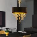 Miniatyrbild 11 av 11: HÄNGANDE LAMPA 45CM APP683-3CP SVART