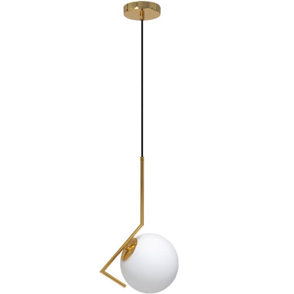 MODERNE GLAS VEDHÆNG LOFTSLAMPE APP429-1CP GULD