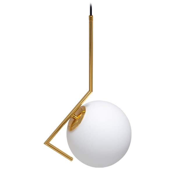 MODERNE GLAS VEDHÆNG LOFTSLAMPE APP429-1CP GULD