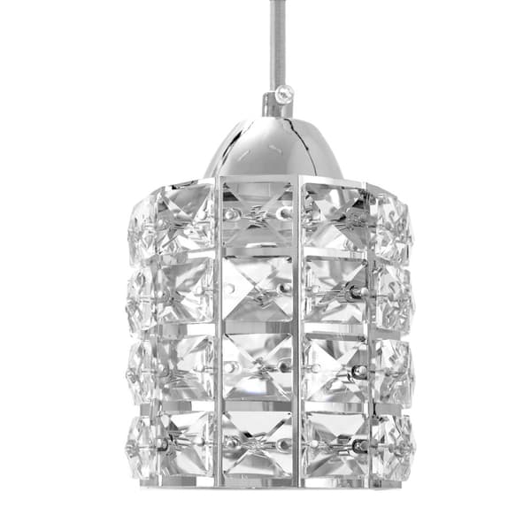LOFTSLAMPE KRYSTAL APP727-1CP SØLV