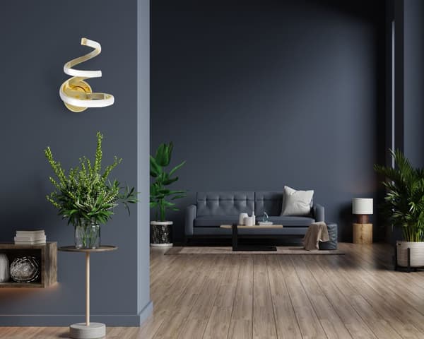 VÄGGLAMPA LED APP1053-W GULD