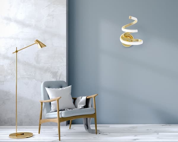VÄGGLAMPA LED APP1053-W GULD