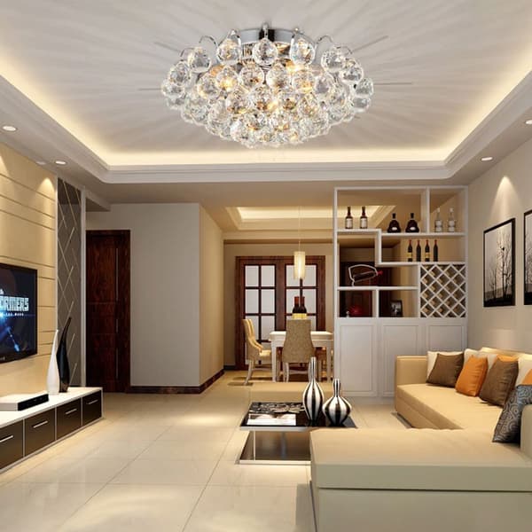KRYSTALLAMPE PLAFOND APP783-3C