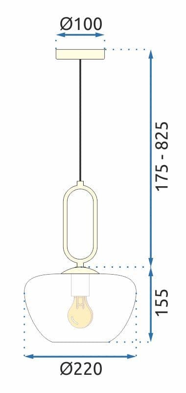 LOFT LOFT, LOFT, LOFTLAMPE, APP1074-1CP