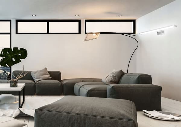 LED VÄGGLAMPA ÖVER 15W APP370-1W KROM