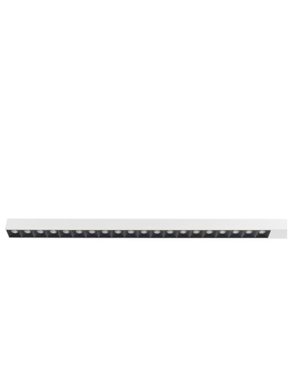 LED-lattiavalaisin valkoinen 121 x 194 x 30 cm alumiini teräs himmenin liiketunnistin industriaalinen