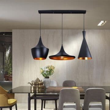 LOFTSLAMPE COSTA SÆT CP SORT