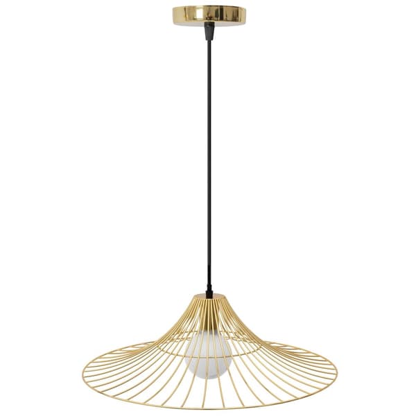 LOFT PLATT RUND HÄNGANDE TAKLAMPA APP499-1CP GULD