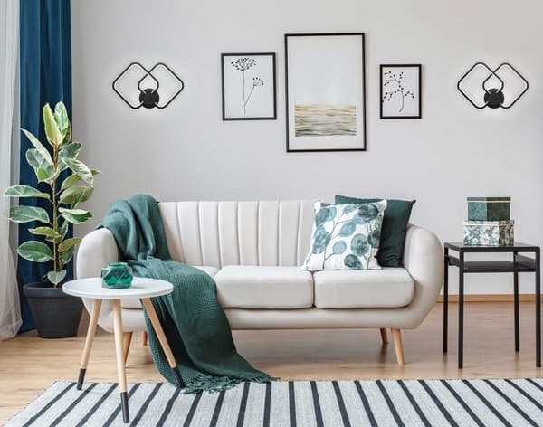 VÆGLAMPE LED APP1044-W SORT