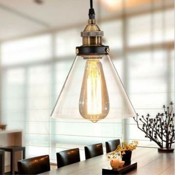 GLAS VEDHÆNG LOFTSLAMPE VERTO A