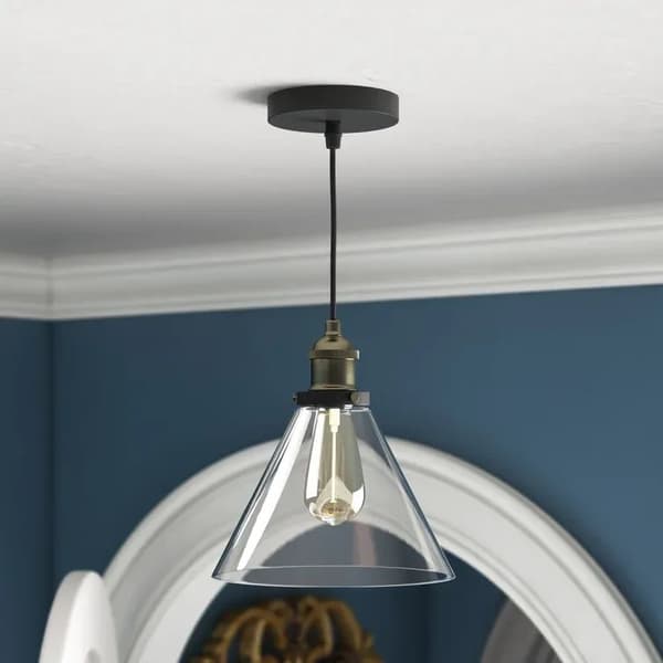 GLAS VEDHÆNG LOFTSLAMPE VERTO A