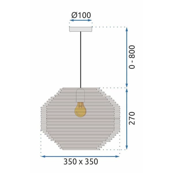 LOFTSLAMPE BOHO NATURAL APP883-1CP